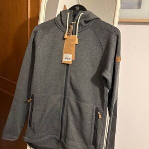 Fjallraven Gray Zip-Up Hoodie
